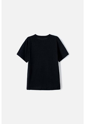 Camiseta De Batman Manga Corta Negra Para Niño 10