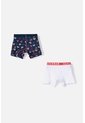 Pack X2 Boxer De Superman Azul, Blanco Y Rojo Estampados Para Niño 6 de DC COMICS