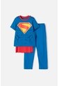 Pijama De Superman Azul Y Roja Con Capa Removible Para Niño 12 de DC COMICS