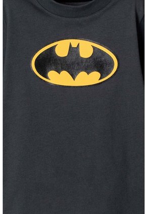 Camiseta De Batman Manga Corta Negro Para Niño 2T A 5T 3T