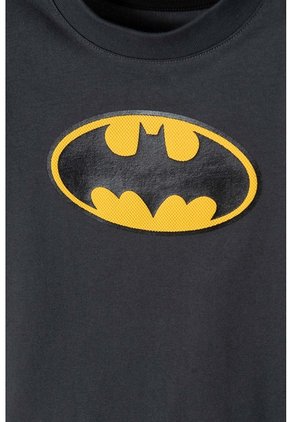Camiseta De Batman Manga Corta Negro Para Niño 2T A 5T 3T