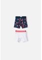Pack X2 Boxer De Superman Azul Y Blanco Para Niño 2T A 5T 2T de DC COMICS