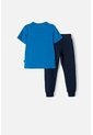 Conjunto De Superman Azul Oscuro De Pantalón Largo Para Niño 2T A 5T 3T de DC COMICS