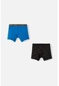 Pack X2 Boxer De Batman Azul Y Negro Para Niño 12 de DC COMICS