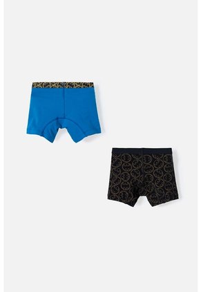 Pack X2 Boxer De Batman Azul Y Negro Para Niño 12