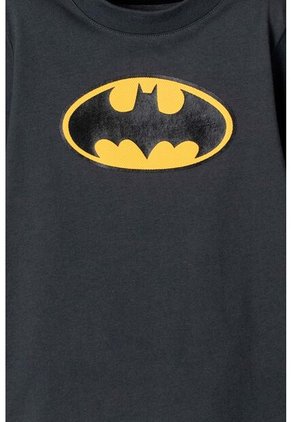 Camiseta De Batman Manga Corta Negro Para Niño 2T A 5T 5T