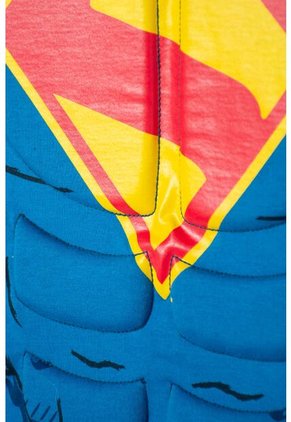 Camiseta De Superman Con Capa Azul Y Rojo Para Niño 4