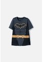 Camiseta De Batman Con Capa Gris Y Negro Para Niño. 12 de DC COMICS