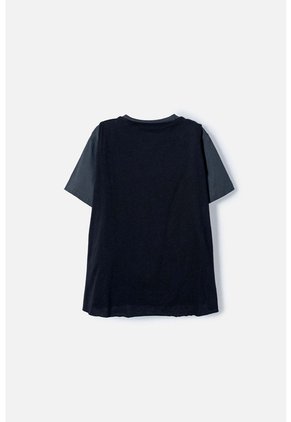 Camiseta De Batman Con Capa Gris Y Negro Para Niño. 12