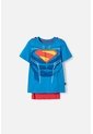 Camiseta De Superman Con Capa Multicolor Para Niño 2T A 5T 4T de DC COMICS