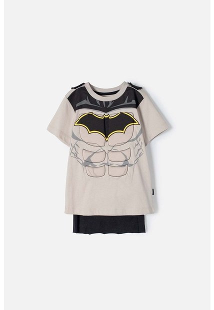 Camiseta De Batman Con Capa Multicolor Para 2T A 5T 4T