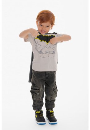 Camiseta De Batman Con Capa Multicolor Para 2T A 5T 4T
