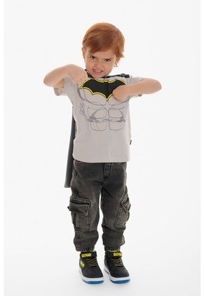 Camiseta De Batman Con Capa Multicolor Para 2T A 5T 2T