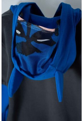 Buzo De Batman Cerrado Azul Y Gris Para Niño 8