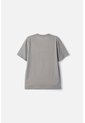 Camiseta De Batman Manga Corta Gris Para Niño 14 de DC COMICS