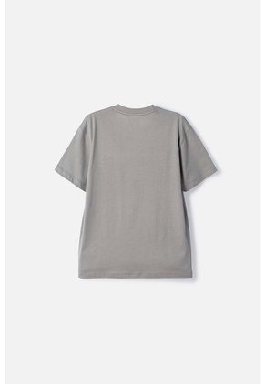 Camiseta De Batman Manga Corta Gris Para Niño 14
