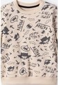 Conjunto De Batman Pantalón Largo Marfil Y Negro Para Niño 2T A 6T 3T de DC COMICS