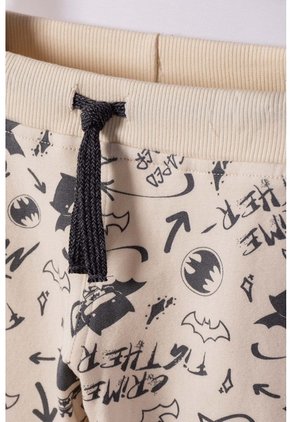 Conjunto De Batman Pantalón Largo Marfil Y Negro Para Niño 2T A 6T 3T