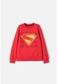 Buzo De Superman Rojo Cerrado Para Niño 12 de DC COMICS
