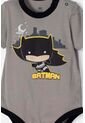 Body De Batman Con Broches Gris Para Bebé Niño 6-9 de DC COMICS