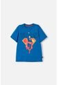 Camiseta De Superman Azul Estampada Para Niño 4 de DC COMICS