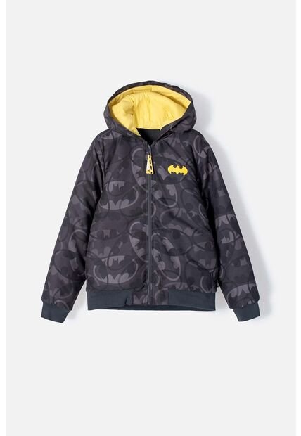 Chaqueta De Batman Con Cierre Y Chompa Gris Para Niño 10