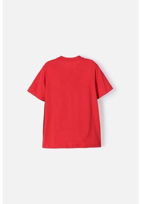 Camiseta De Flash Roja Manga Corta Para Niño 10
