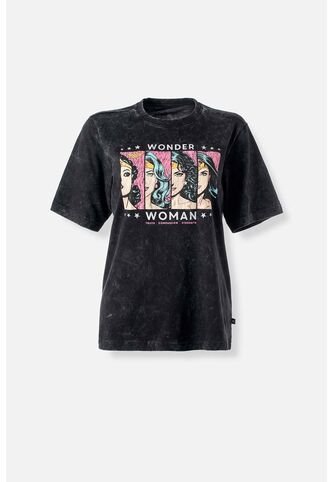 Camiseta De Wonder Woman Regular Fit Para Mujer L DC COMICS