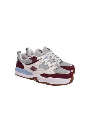 Tenis DC Shoes DC Ascend S Para Hombre Color Blanco/Vinotinto