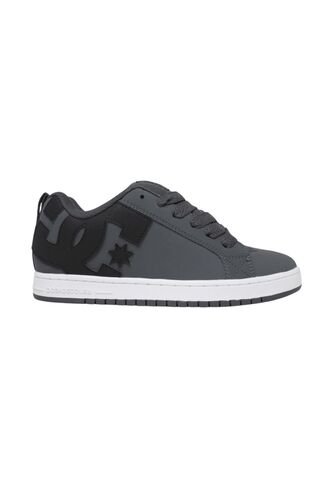 Tenis DC Shoes Court Graffik Hombre Color Gris Con Negro Dc Shoes