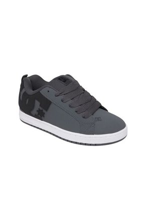 Tenis DC Shoes Court Graffik Hombre Color Gris Con Negro