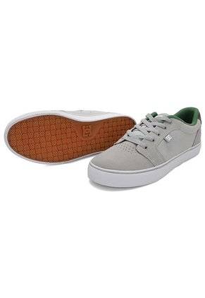 Tenis Skateboarding Gris-Verde-Blanco Dc Shoes Anvil