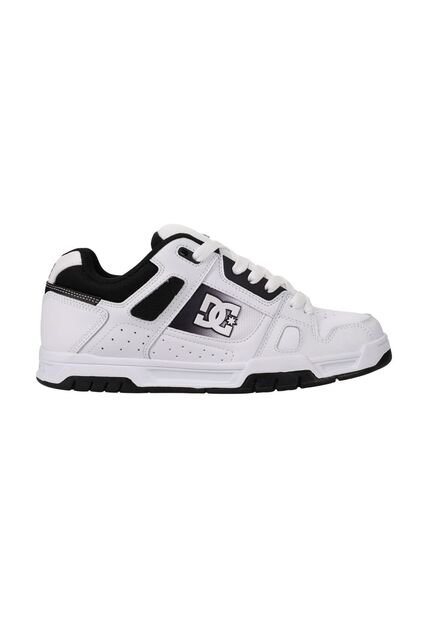 Tenis DC Shoes Stag Hombre Color Blanco Con Negro
