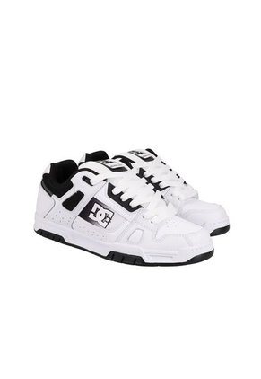Tenis DC Shoes Stag Hombre Color Blanco Con Negro