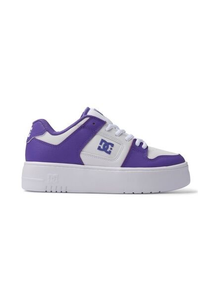 Tenis DC Shoes Manteca 4 Para Mujer Color Negro Y Morado