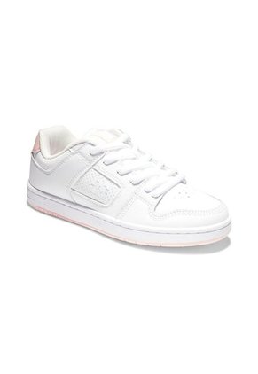 Tenis DC Shoes Manteca 4 Para Mujer Color Blanco Y Rosa