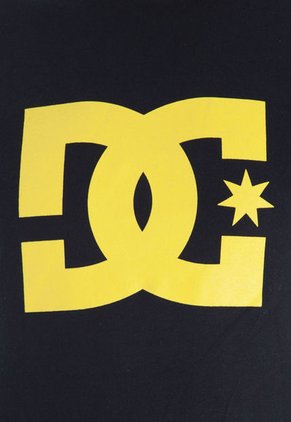Camiseta DC Shoes Stars Ss Negro-Amarillo