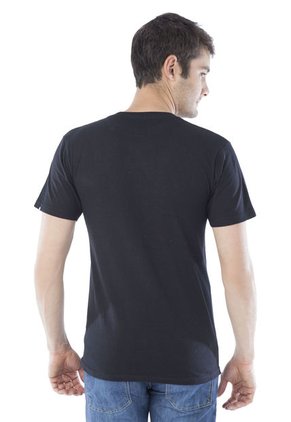 Camiseta DC Shoes Stars Ss Negro-Amarillo