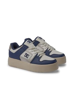 Tenis DC Shoes Manteca 4 Para Mujer Color Blanco Y Azul