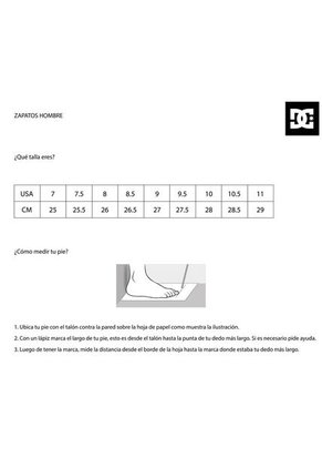 Tenis DC Shoes Teknic Para Hombre Black Gum