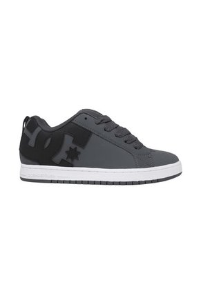 Tenis DC Shoes Court Graffik Hombre Color Gris Con Negro