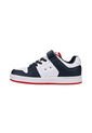 Tenis DC Shoes Manteca 4 Niño Color Blanco Con Azul de Dc Shoes
