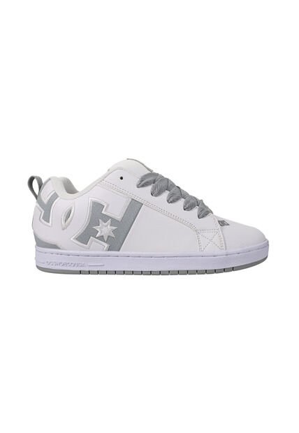 Tenis DC Shoes Court Graffik SQ Hombre Color Blanco