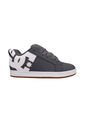 Tenis DC Shoes Court Graffik Hombre Color Gris Con Blanco de Dc Shoes