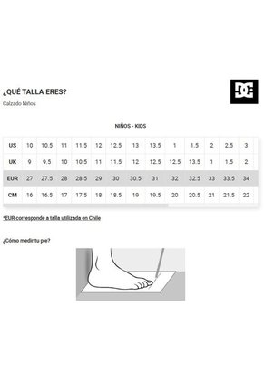 Tenis DC Shoes Court Graffik Niña Color Blanco Multicolor