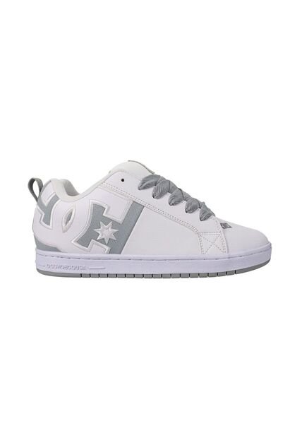 Tenis DC Shoes Court Graffik SQ Hombre Color Blanco