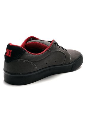 Tenis Skateboarding Gris-Rojo-Negro Dc Shoes Anvil Tx Mx