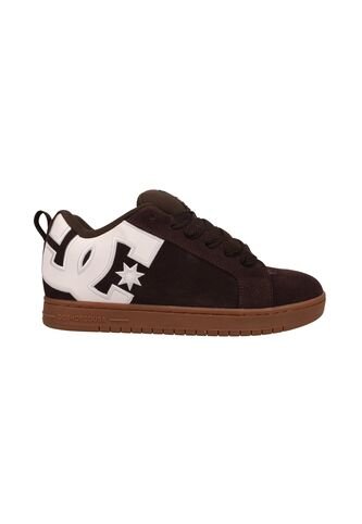 Tenis DC Shoes Court Graffik SE Hombre Color Café Dc Shoes