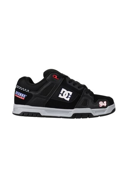 Tenis DC Shoes Stag Hombre Color Negro Con Gris