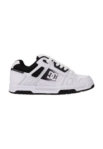 Tenis DC Shoes Stag Hombre Color Blanco Con Negro Dc Shoes